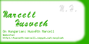 marcell husveth business card